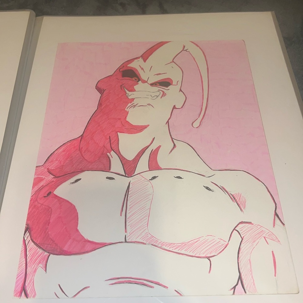 Buu DBZ artwork